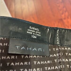 Tahari Black Leather Footwear